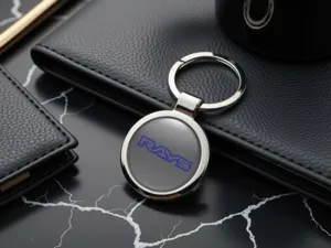 Rays Portachiavi Lusso Acciaio Inox Premium